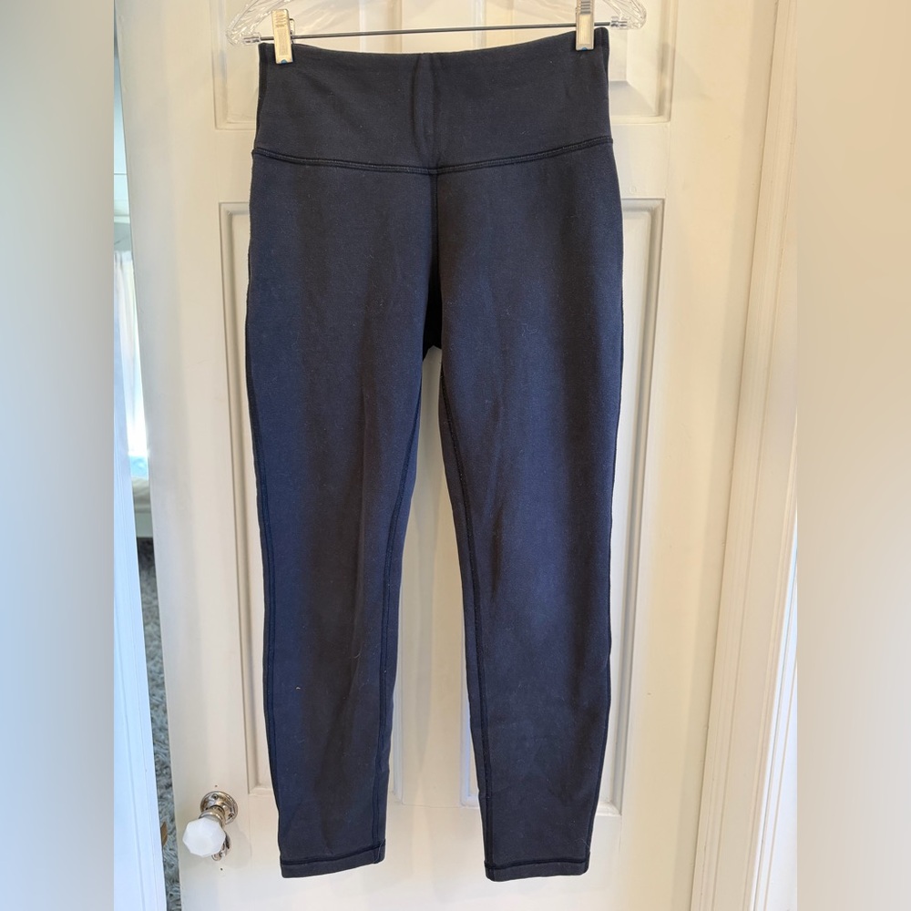 Lululemon fleece cotton Leggings